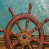 Wooden Ship Wheel Diamond Painting