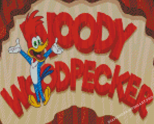 Woody Woodpecker Film Diamond Painting