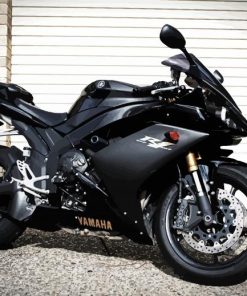 Yamaha YZF R1 Black Motorcycle Diamond Painting