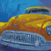 Yellow Classic 1953 Buick Car Diamond Painting