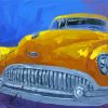 Yellow Classic 1953 Buick Car Diamond Painting