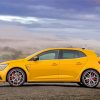 Yellow Megane Car Diamond Painting