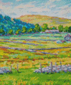 Yorkshire Dales Landscape Art Diamond Painting