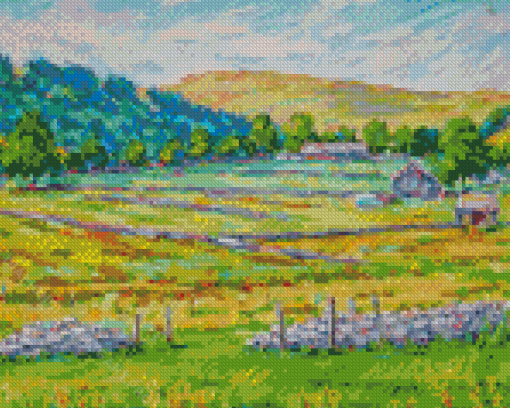 Yorkshire Dales Landscape Art Diamond Painting