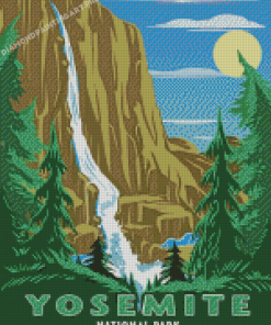 Yosemite Park Diamond Painting