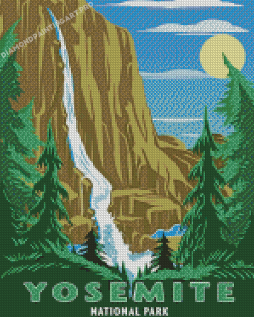 Yosemite Park Diamond Painting