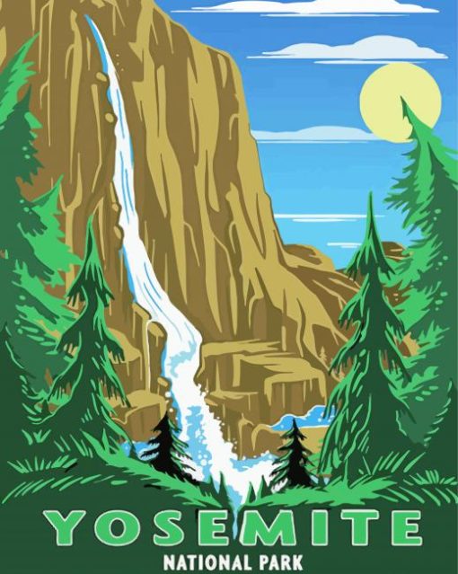 Yosemite Park Diamond Painting