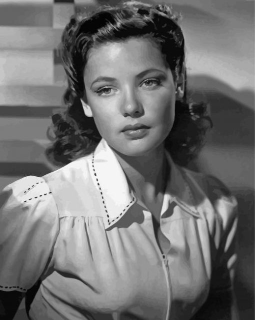 Young Gene Tierney Diamond Painting