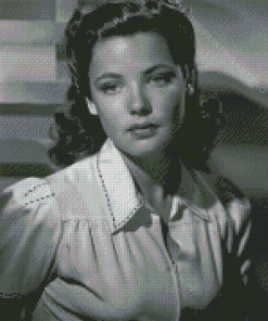 Young Gene Tierney Diamond Painting