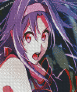 Yuuki Manga Anime Girl Diamond Painting