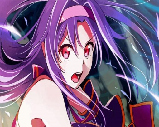 Yuuki Manga Anime Girl Diamond Painting