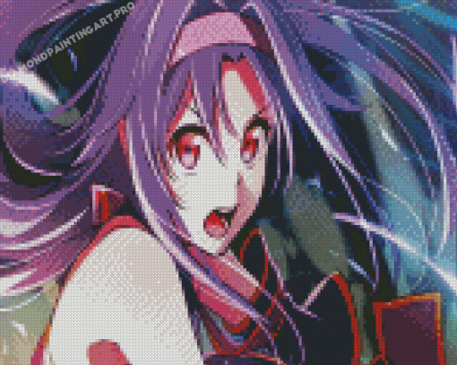 Yuuki Manga Anime Girl Diamond Painting