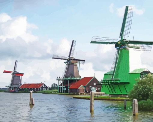 Zaandam Netherlands Diamond Painting