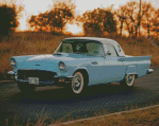 Aesthetic 1957 Thunderbird Diamond Painting