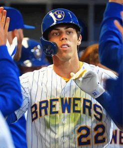 Aesthetic Christian Yelich Diamond Painting