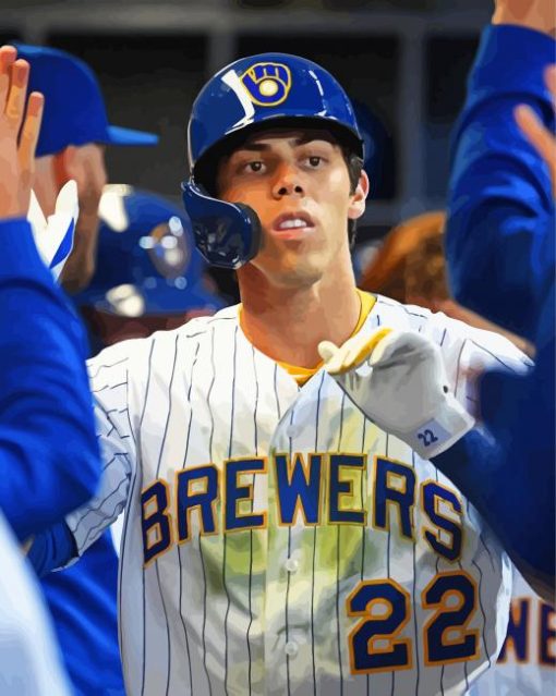 Aesthetic Christian Yelich Diamond Painting