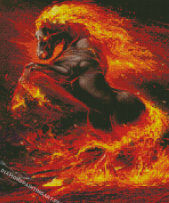 Aesthetic Firehorse Diamond Painting