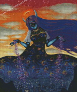 Aesthetic Goddess Of Night Diamond Painting