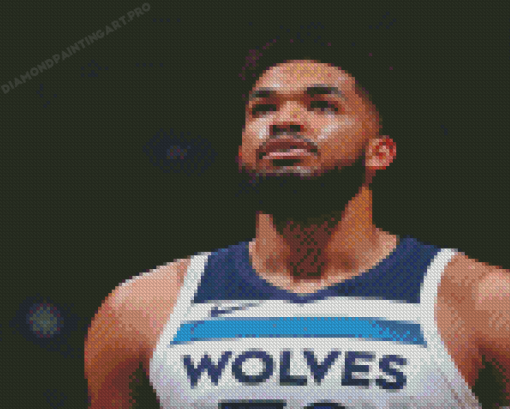 Aesthetic Karl Anthony Towns Diamond Painting