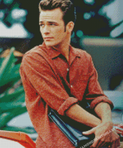 Aesthetic Luke Perry Diamond Painting