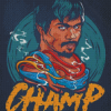 Aesthetic Manny Pacquiao Diamond Painting