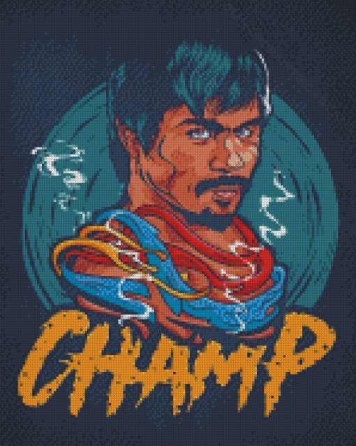 Aesthetic Manny Pacquiao Diamond Painting