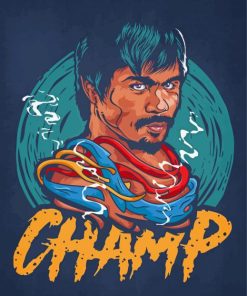 Aesthetic Manny Pacquiao Diamond Painting