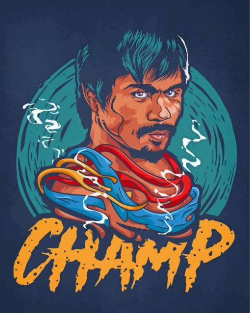 Aesthetic Manny Pacquiao Diamond Painting