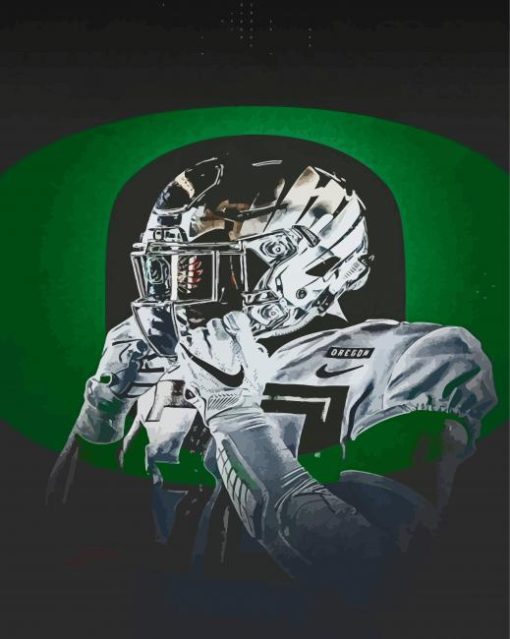 Aesthetic Oregon Ducks Football Diamond Painting