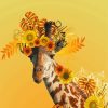 Aesthetic Sunflower Giraffe Diamond Painting