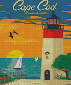 Aesthetic Cape Cod Diamond Painting