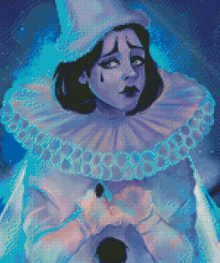 Aesthetic Pierrot Woman Diamond Painting