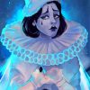 Aesthetic Pierrot Woman Diamond Painting