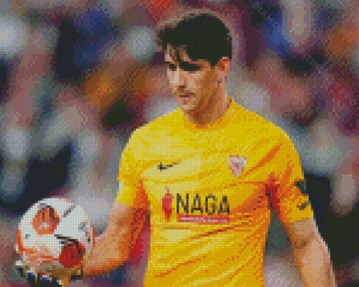 Yassine Bounou Sevilla Goalkeeper Diamond Painting