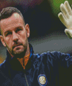 Aesthetic The Slovenian Goalkeeper Samir Handanovic Diamond Painting