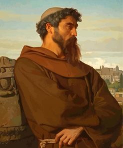 Alexandre Cabanel A Thinker A Young Roman Monk Diamond Painting