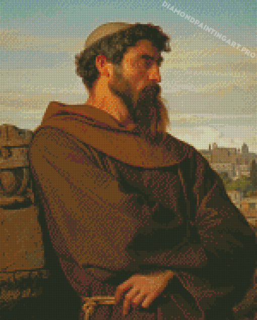 Alexandre Cabanel A Thinker A Young Roman Monk Diamond Painting