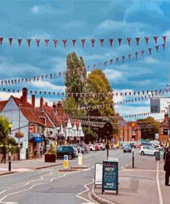 Amersham Town In England Diamond Painting