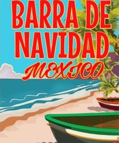 Barra De Navidad Mexico Poster Diamond Painting