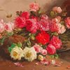 Basket Of Roses Art Diamond Painting