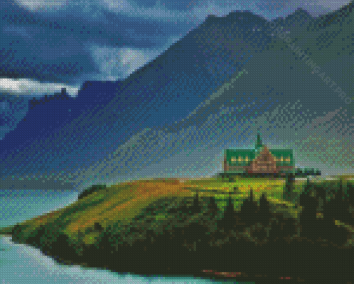 Waterton National Park Landscape Diamond Painting