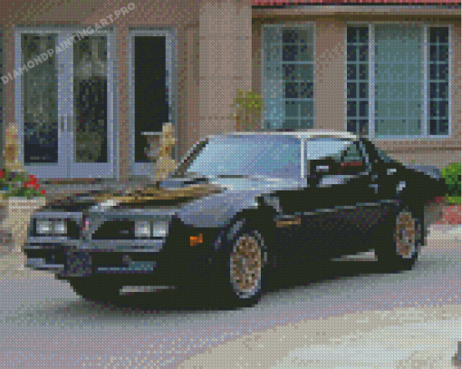 Black 78 Firebird Diamond Painting