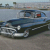 Black Buick 1950 Hot Rod Diamond Painting