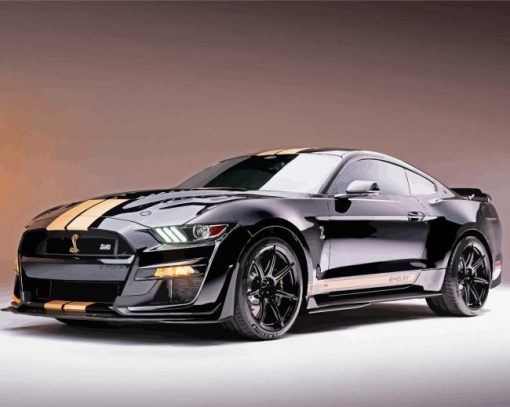 Black Shelby Mustang Diamond Painting