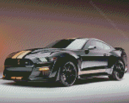 Black Shelby Mustang Diamond Painting