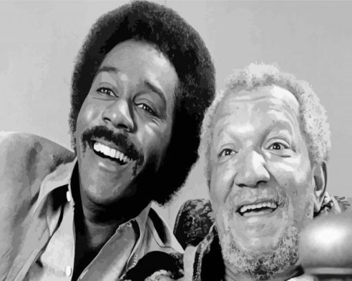 Black And White Sanford And Son Diamond Painting