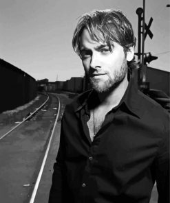 Black And White Stuart Townsend Diamond Painting