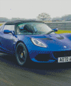 Blue Lotus Elise Diamond Painting