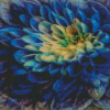 Blue Dahlia Diamond Painting