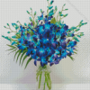 Blue Orchids Diamond Painting